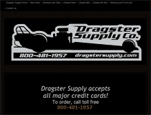 Tablet Screenshot of dragstersupply.com